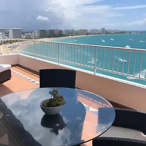 Spectacular Beach Front Ph, 2 Level-3bd-2.5 Bath Apartment